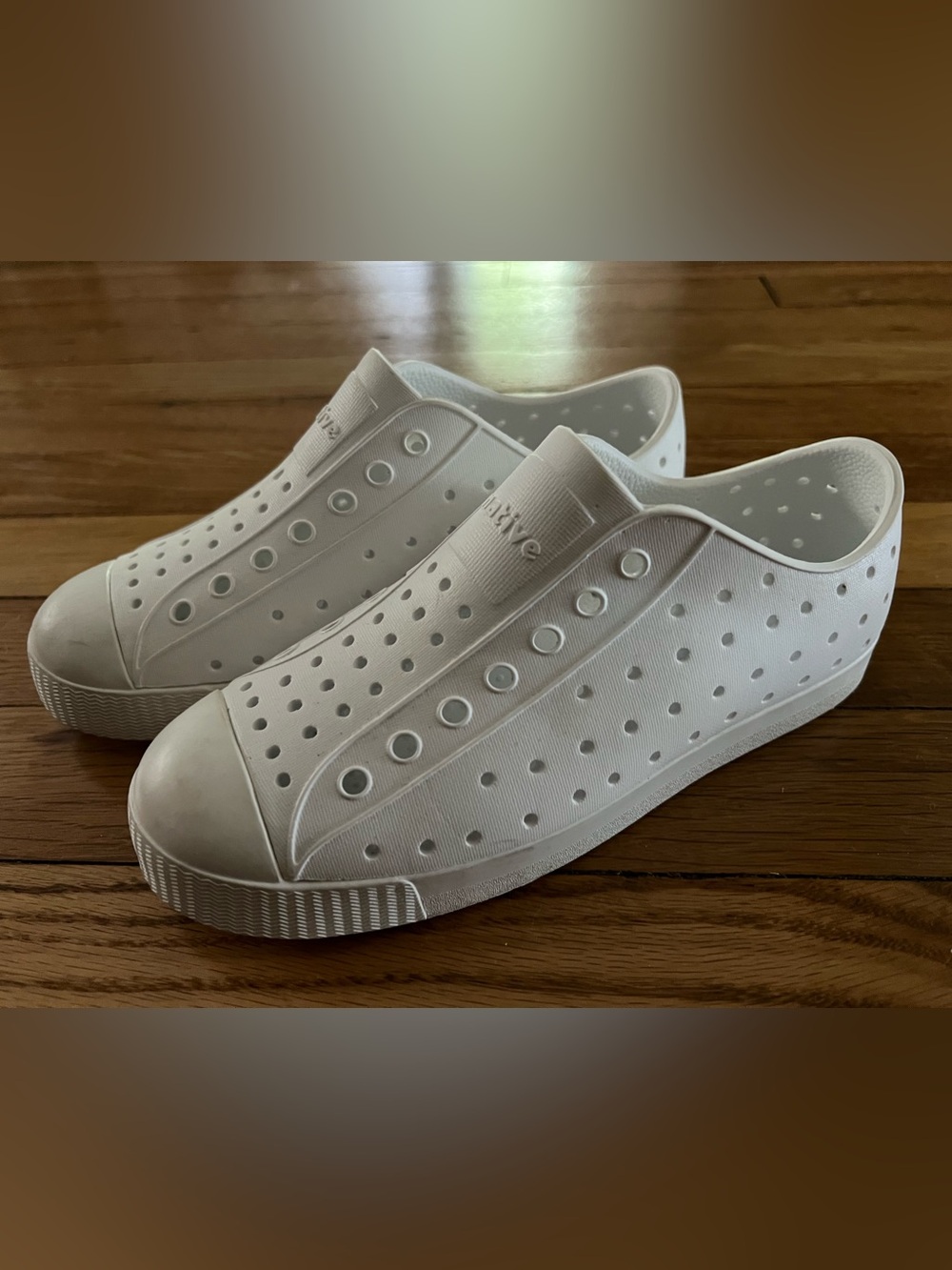 Native Shoes Kids White Jefferson Slip-Ons